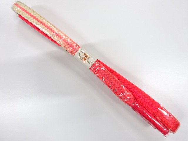 JAPANESE KIMONO / UNUSED HAND-TIED OBIJIME